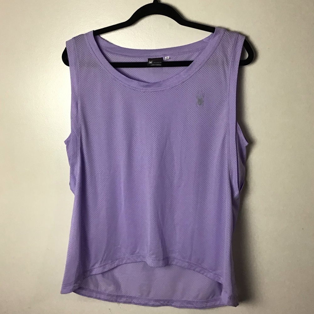 Spyder purple tank top. XL